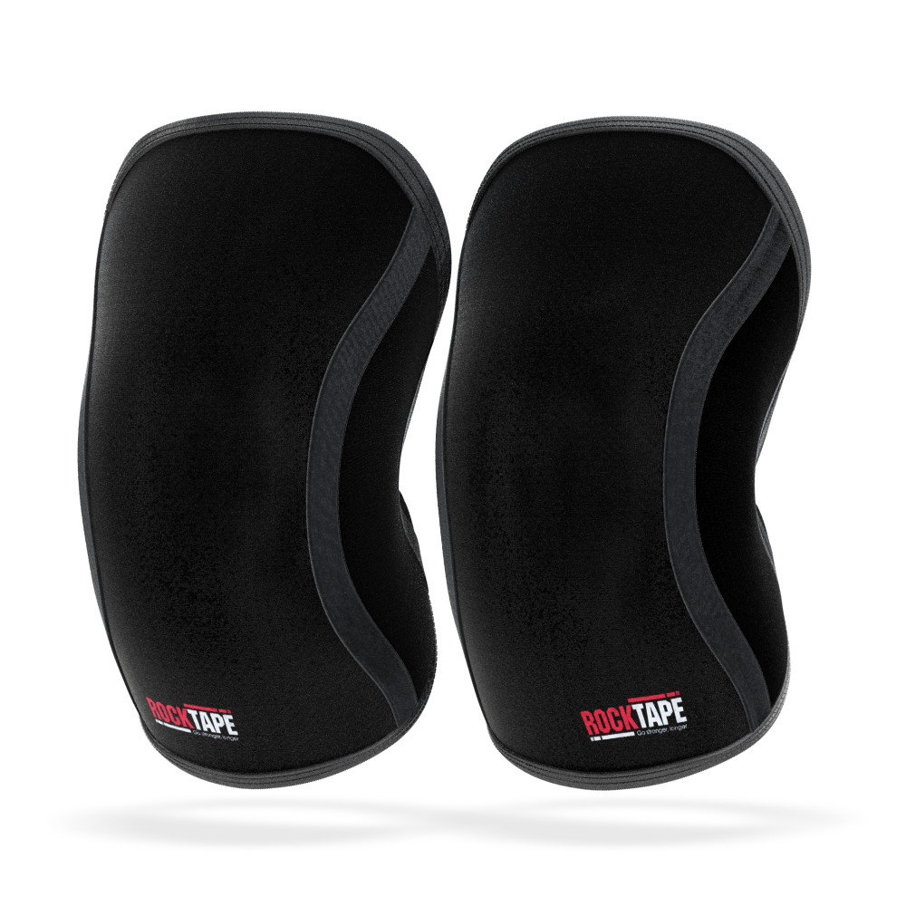 RockTape - Assassins Rękawy do kolan Czarne 5mm - M