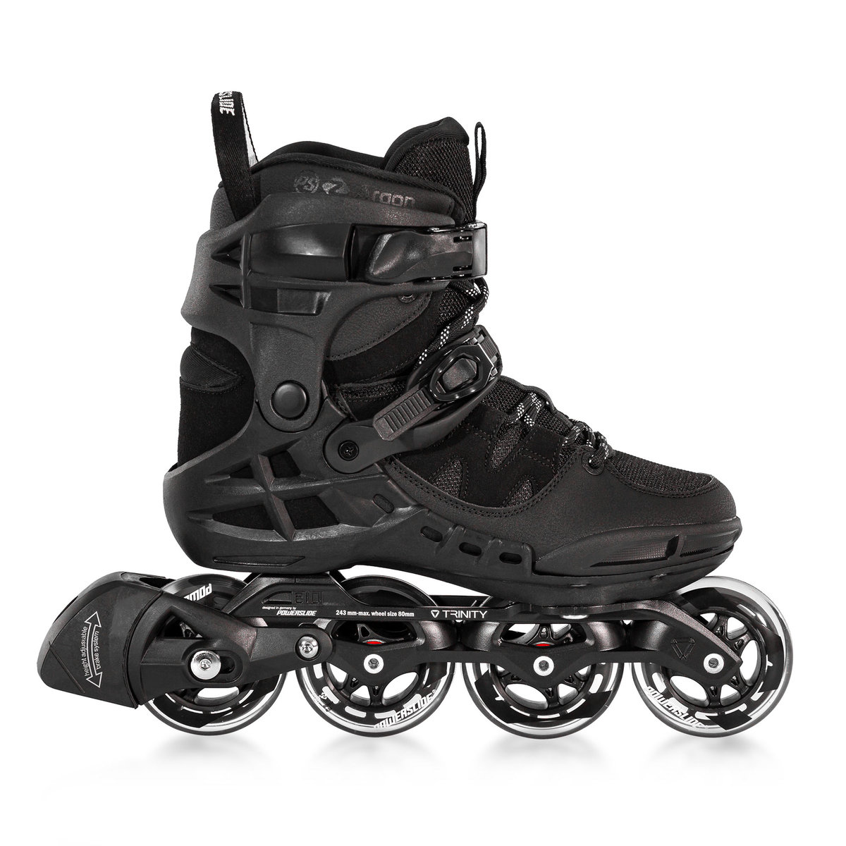 Powerslide Phuzion Argon 80 - Czarne - 45