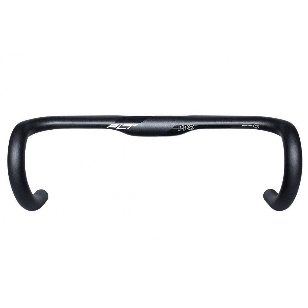 PRO kierownica PLT Compact Ergo 38 cm aluminiowa, 31,8 MM, w kolorze czarnym R20RHA0346X