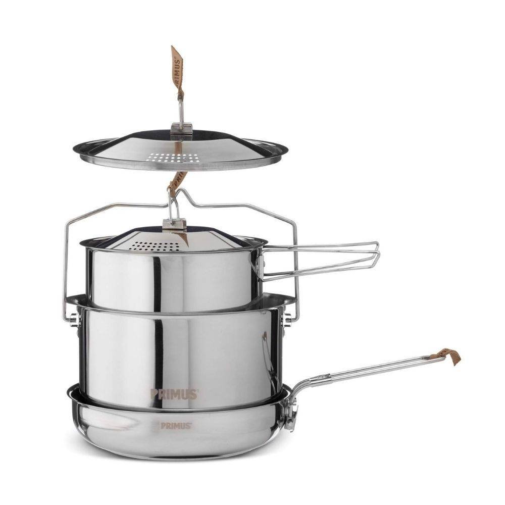 Primus Campfire Cook Set Large, srebrny, l P-738001