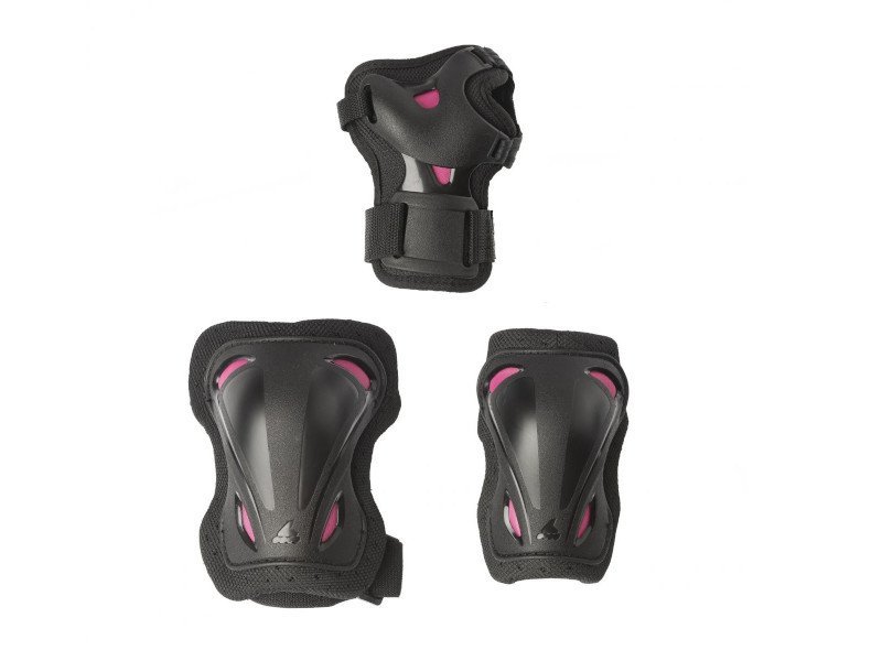 Rollerblade damskie łyżworolki Gear W 3-pak Protective, Black/Raspberry, M