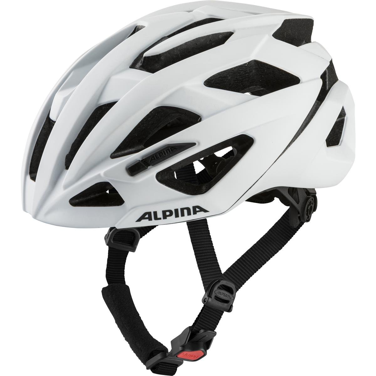 Alpina Unisex - Dorośli, VALPAROLA Kask rowerowy, white matt, 55-59 cm