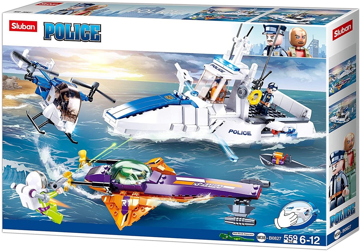 KLOCKI SLUBAN POLICJA Pościg wodny