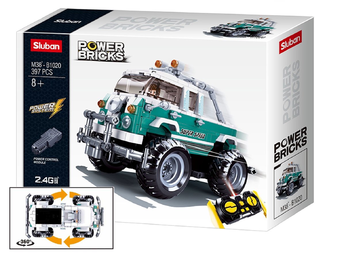 KLOCKI SLUBAN RC Samochód cieżarowy zdalnie sterowany