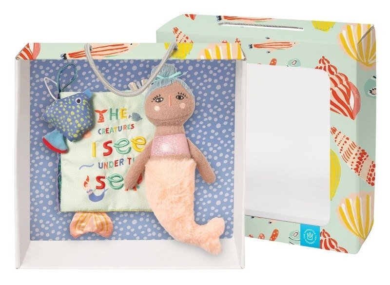 Miękka książeczka i lalka Syrenka Manhattan Toy