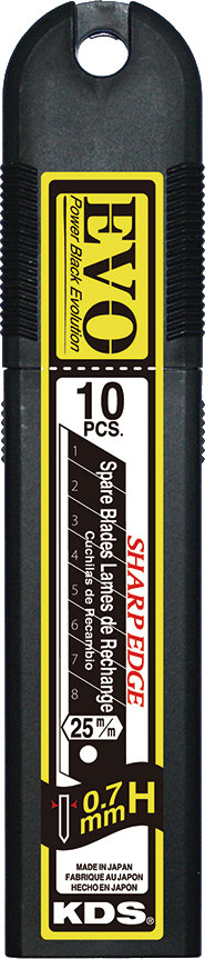 KDS TRIUSO abbrech ostrza power Black 25 MM/10 szt.  hb10bevo HB-10B EVO