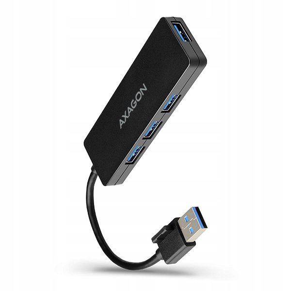 Axagon HUB USB  4-portowy USB 3.2 Czarny HUE-G1A HUE-G1A