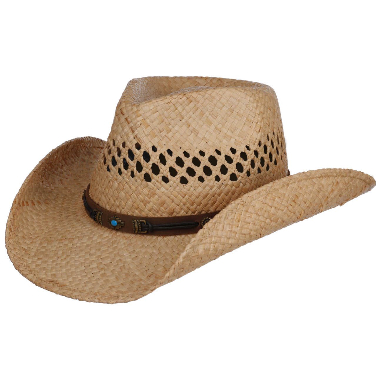 Kapelusz Rafii Rifterson Western by Stetson, naturalny, L (58-59 cm)