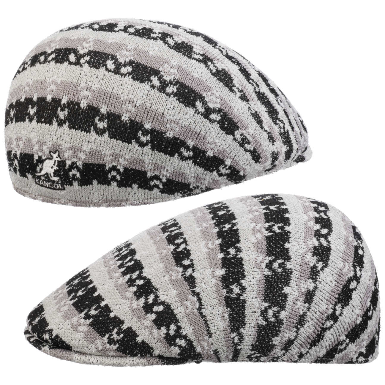 Kaszkiet Groovy Warp 507 by Kangol, szary, XL (60-61 cm)