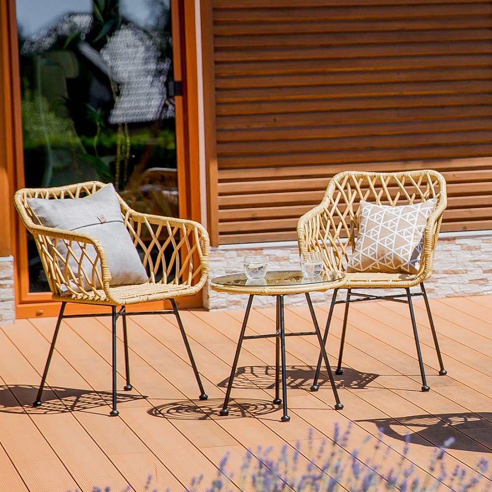 Komplet mebli balkonowych / ogrodowych Desire beżowy PATIO