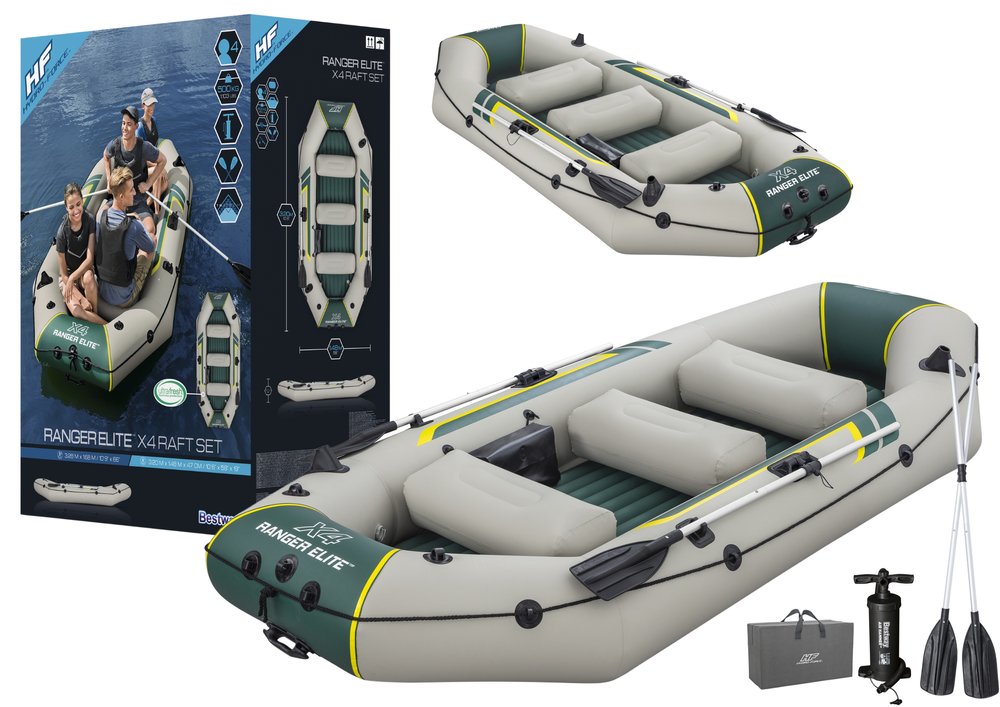 Dmuchany ponton 4-osobowy 320x148x47cm - Bestway