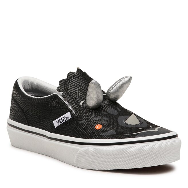 Tenisówki Vans - Triceratops Slip- VN0007QK6BT1 Dino Black/True White