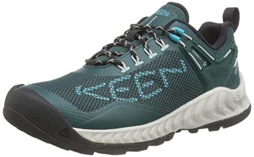 KEEN Damskie buty trekkingowe Nxis Evo wodoodporne, Sea Moss Ipanema, 35.5 EU