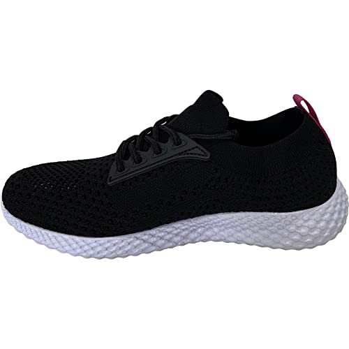 Champion Sprint Element W, Trampki Damskie, Czarny Fuksja Kk002, 36 EU