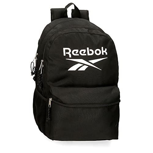 Reebok Boston Bagaż, Torba kurierska Dzieci, czarny, Mochila Escolar Doble Compartimento, Podwójny plecak szkolny