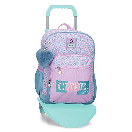 Enso Cute Girl Bagaż, Torba kurierska Dziewczyny, Fioletowy, Mochila Escolar, plecak szkolny