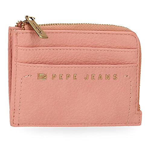 Pepe Jeans Diane Etui na wizytówkę Różowy 11,5x8x1,5 cm Skóra syntetyczna, Różowy, Tarjetero, etui na karty