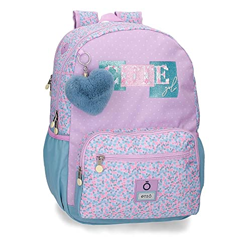 Enso Cute Girl Bagaż, Torba kurierska Dziewczyny, Fioletowy, Mochila Escolar para Portátil, Plecak szkolny na laptopa