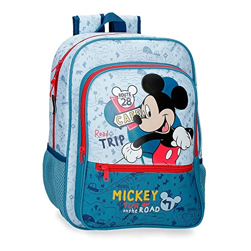 Disney Mickey Road Trip Plecak szkolny Niebieski 13.68L, niebieski, Mochila Escolar, plecak szkolny
