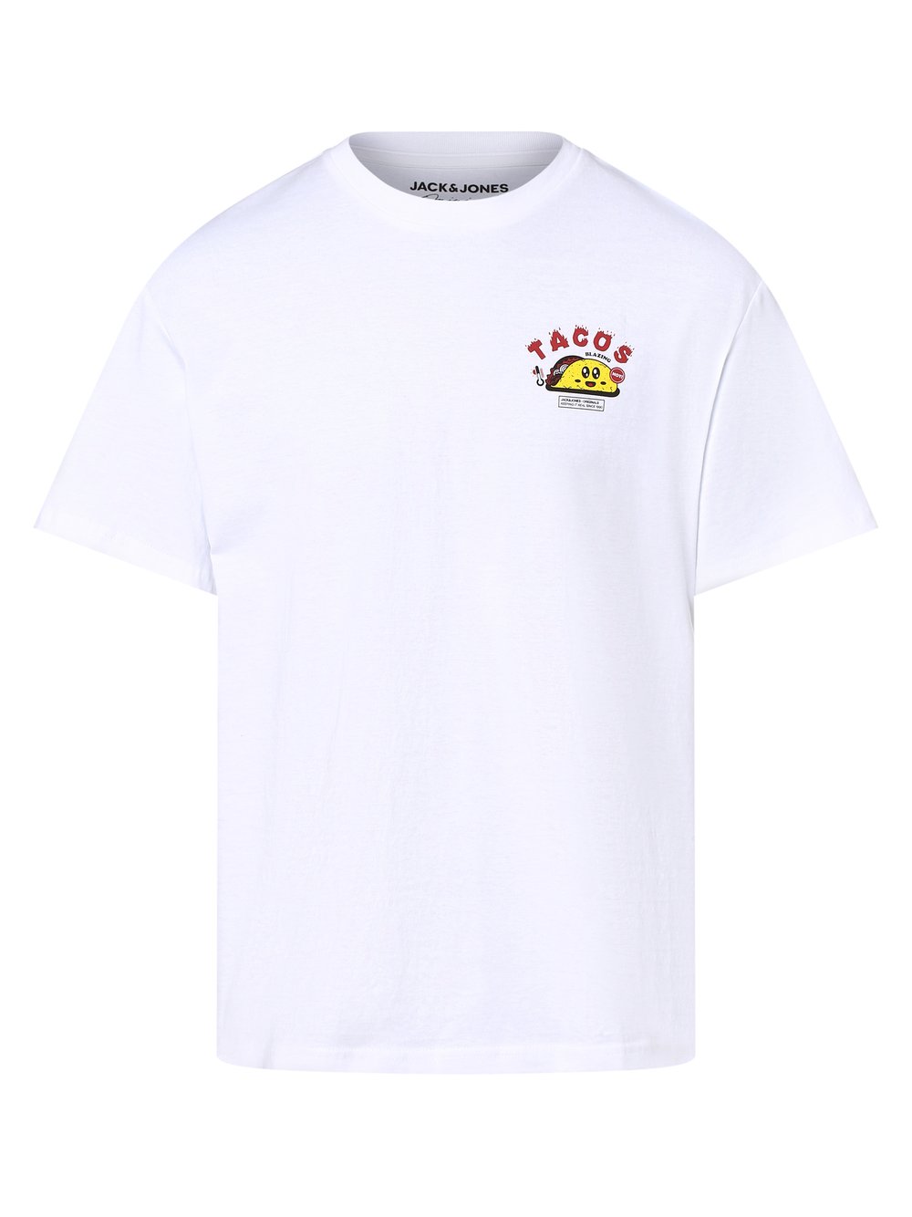 Jack & Jones - T-shirt męski  JORTaco, biały