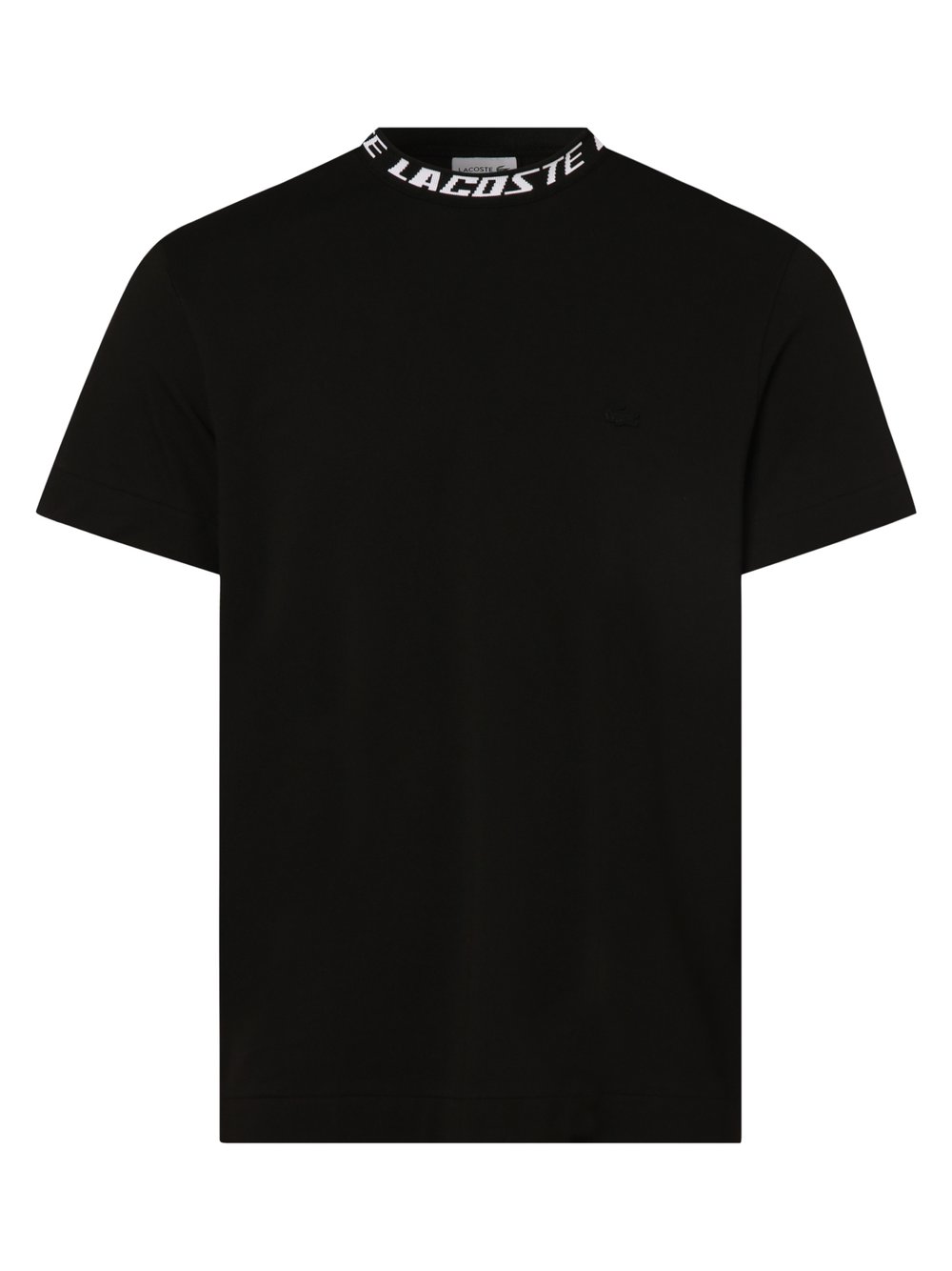 Lacoste - T-shirt męski, czarny