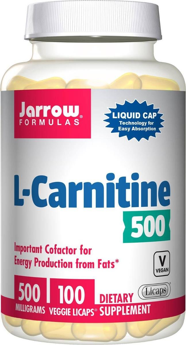 Jarrow Formulas L-Karnityna 500 mg - Vege licaps (100 kaps.)