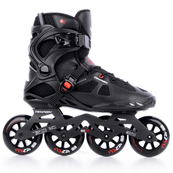 Rolki fitness męskie EZZA 90 90mm TEMPISH Black - 39