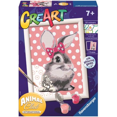 Ravensburger CreArt dla dzieci Słodki króliczek 442546