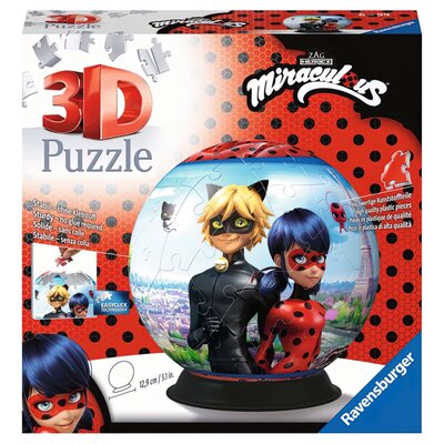 Ravensburger Puzzle 3D 72 elementy. Miraculous