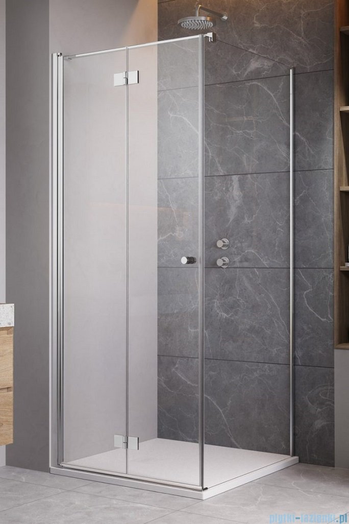 Radaway Essenza Kdj B kabina 80x90cm lewa szkło przejrzyste 1385081-01-01L/1384050-01-01