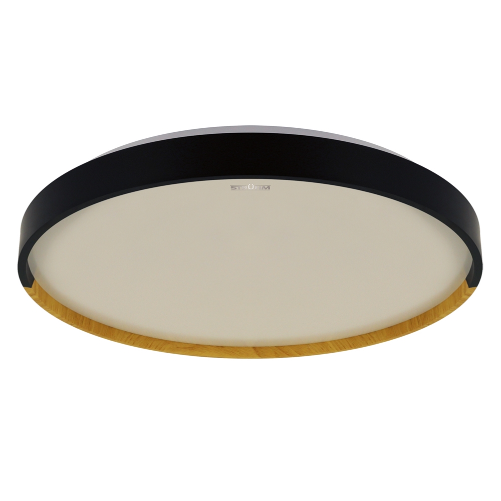 Plafon LED Farna 04155 Ideus 16W łazienkowy okrągły 4000K czarny