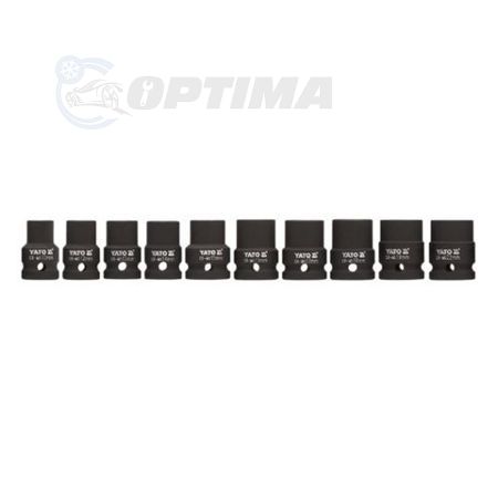 Yato zestaw nasadek udarowe kpl 1/2 10 szt YT-1025