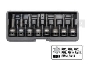 Yato Zestaw udarowych kluczy trzpieniowy torx YT-1065