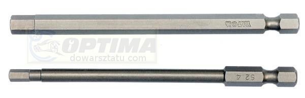 Yato zestaw bitów 1/4, 2 szt - imbus tamperproof: 4x100mm; 6x100mm YT-0495