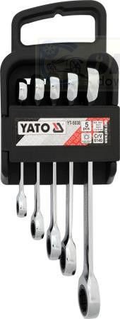 Yato Zestaw kluczy oczkowych z grzechotka 5cz. YT-5038