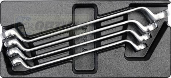 Yato Klucze oczkowy odgięte z wkładką do szuflady 21-32mm 4szt. YT-5543