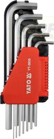 Yato Zestaw klucz imbus długie 12 cz. YT-5835