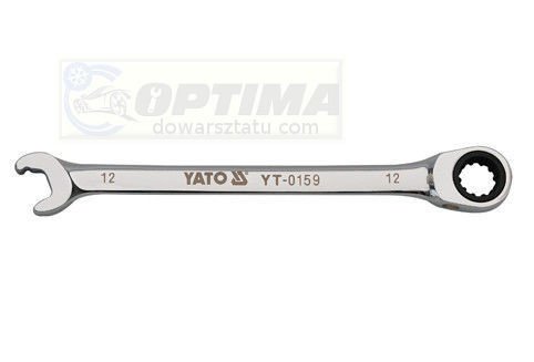 Yato Klucz płasko - oczkowy YT-0159 12 mm z grzechotką