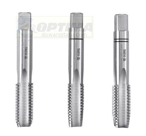 YATO gwintownik ręczny M18x2,5 HSS M2 3szt. YT-2942