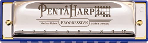 Hohner Harmonijka Pentaharp, klucz Bb Minor, stal nierdzewna (M21BX-BbM)