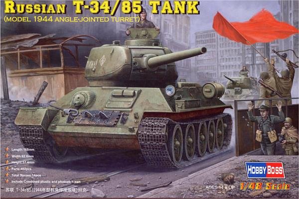 Hobby Boss 84809 modelarstwo komplet russiant jointed Turret) 34/85 (1944 Angle Tank