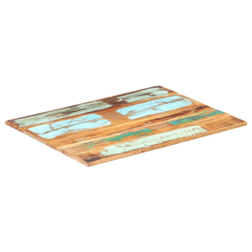 vidaXL Prostokątny blat do stołu, 60x80 cm, 15-16 mm, drewno z odzysku vidaXL