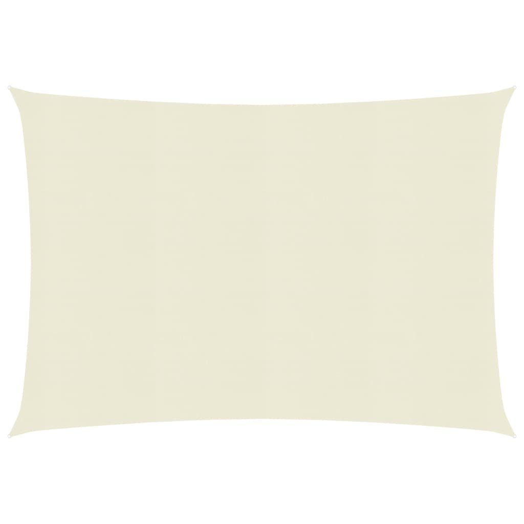 vidaXL Żagiel przeciwsłoneczny, 160 g/m, kremowy, 2,5x3,5 m, HDPE vidaXL