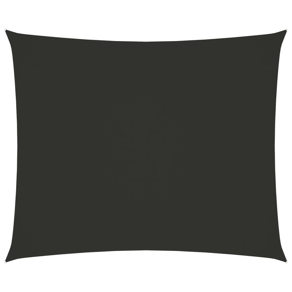 vidaXL Prostokątny żagiel ogrodowy, tkanina Oxford, 5x6 m, antracytowy 135109