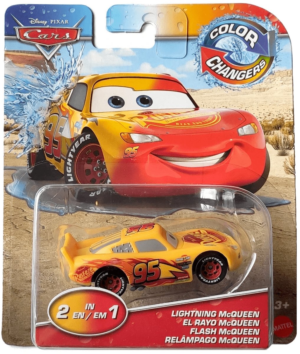 Auta, samochodzik zmieniający kolor Zygzak McQueen