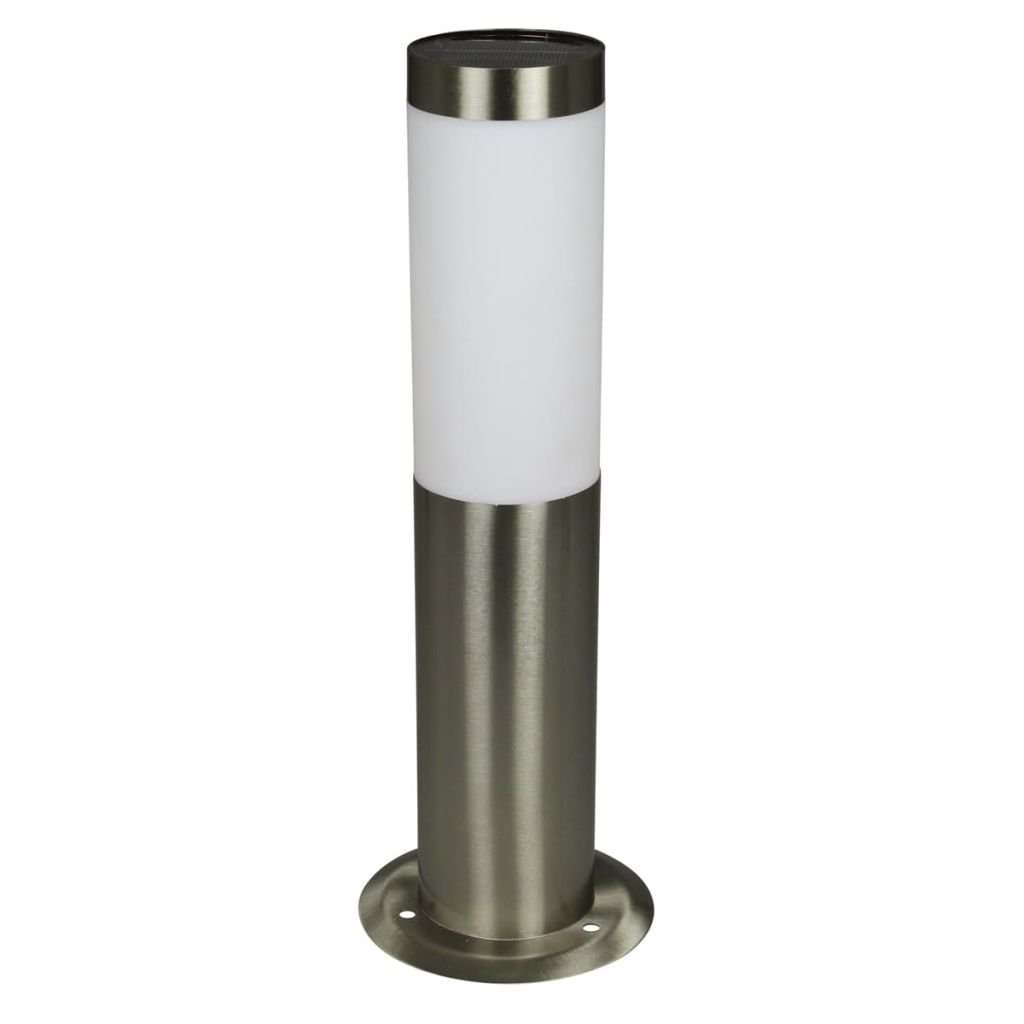 Luxform Solarna lampa słupkowa Idaho, srebrna, 39135 Global B.V.