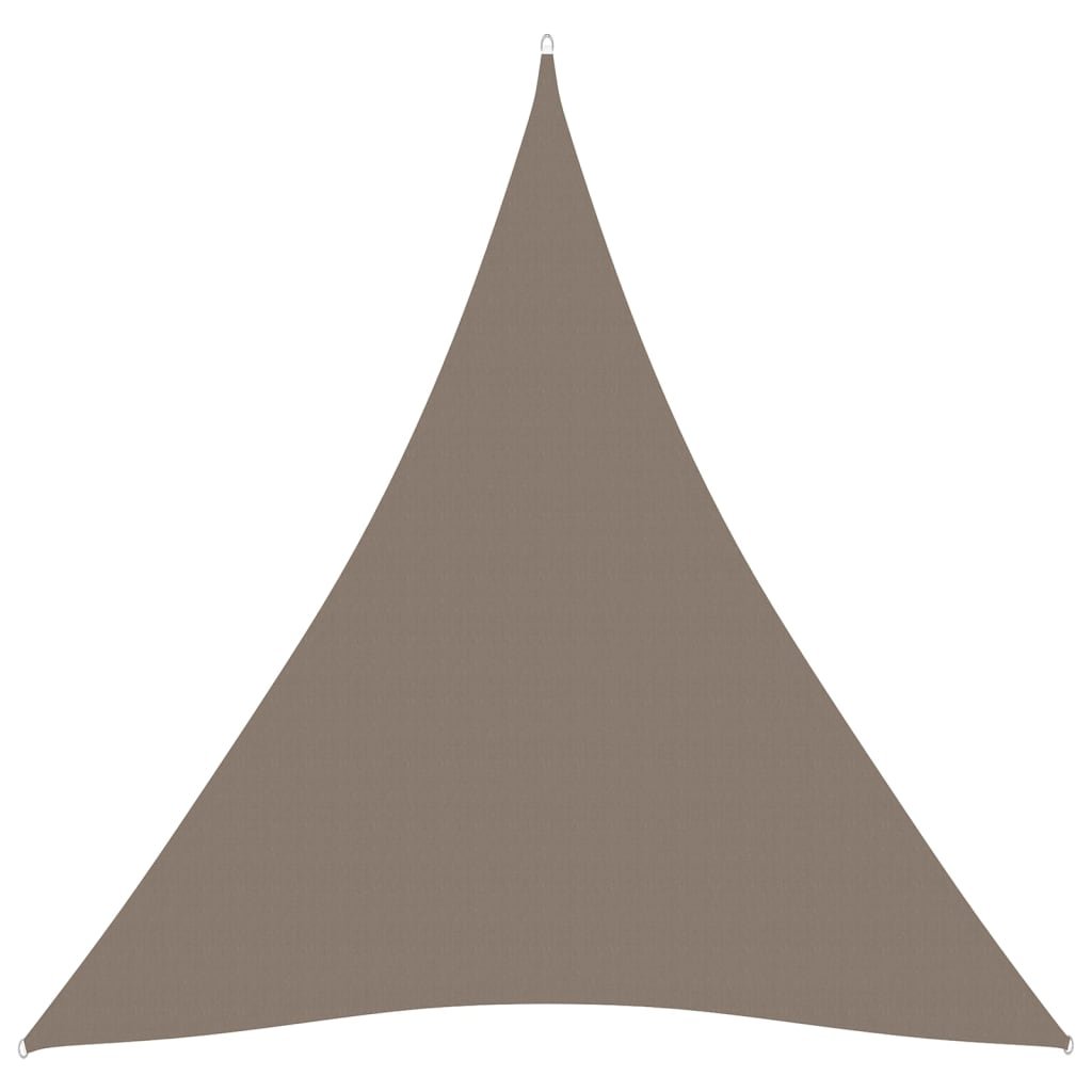vidaXL Trójkątny żagiel ogrodowy, tkanina Oxford, 3x3x3 m, taupe 135445