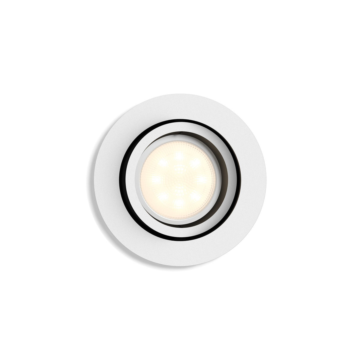 Philips HUE Signify Poland Sp z o.o Hue WA oczko stropowe rozszerzające) Milliskin załączona GU10 5.5W 350lm 2200-6500K) BT białe okrągłe 5041131P9 915005916401