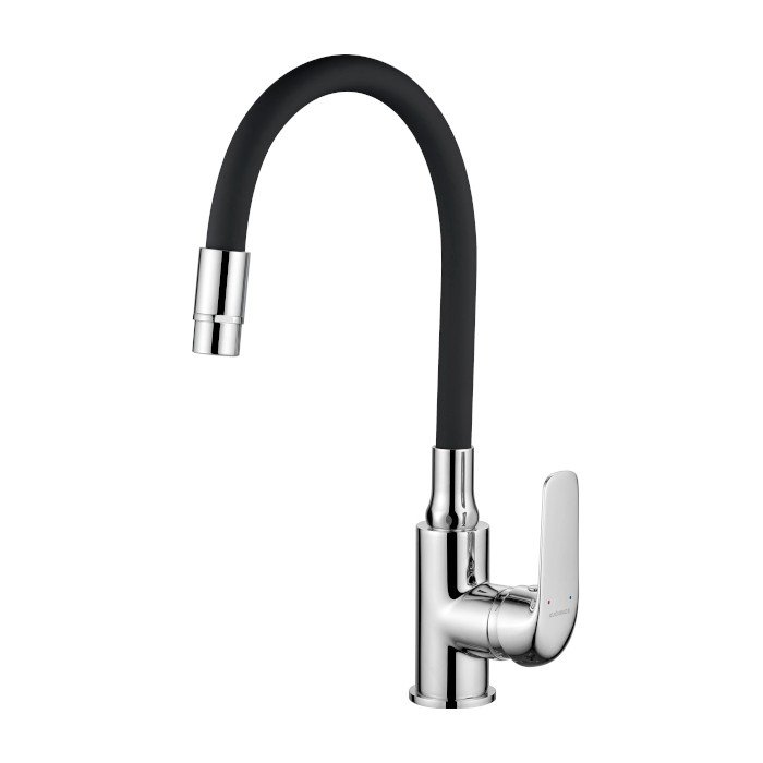 Kuchinox Elza bateria kuchenna chrom czarny BKE762D
