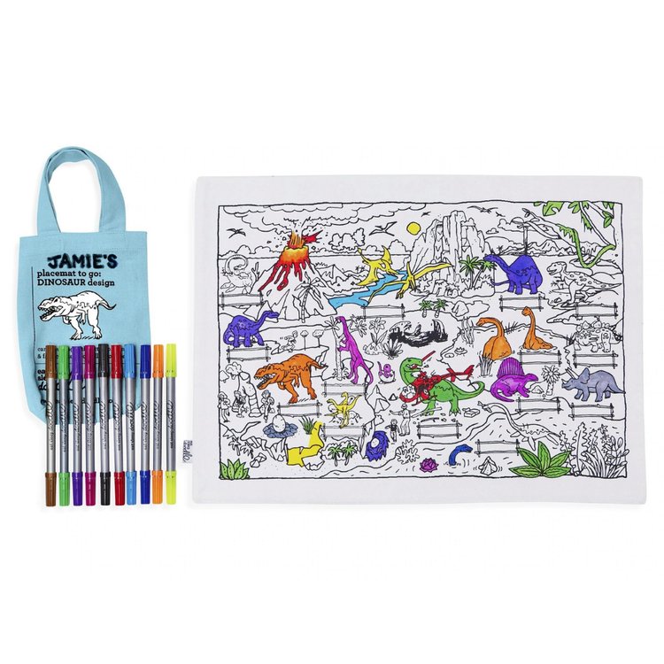 Podkładka na stół do malowania, dinozaury,  eatsleepdoodle